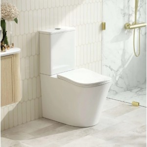 Fifa Gloss White Quiet flushing technology Rimless + Tornado Toilet Suite